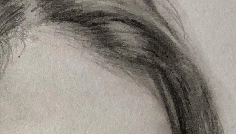 Mi Proyecto del curso: Retrato realista con lápiz de grafito 4