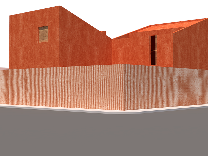 Como podrán obeservar hay una sombra demasiado resaltada a comparación de la que fué generada en el modelo del curso.