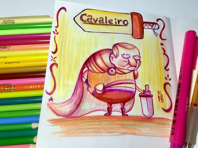 cavaleiro medieval- instagram.com/_sniic