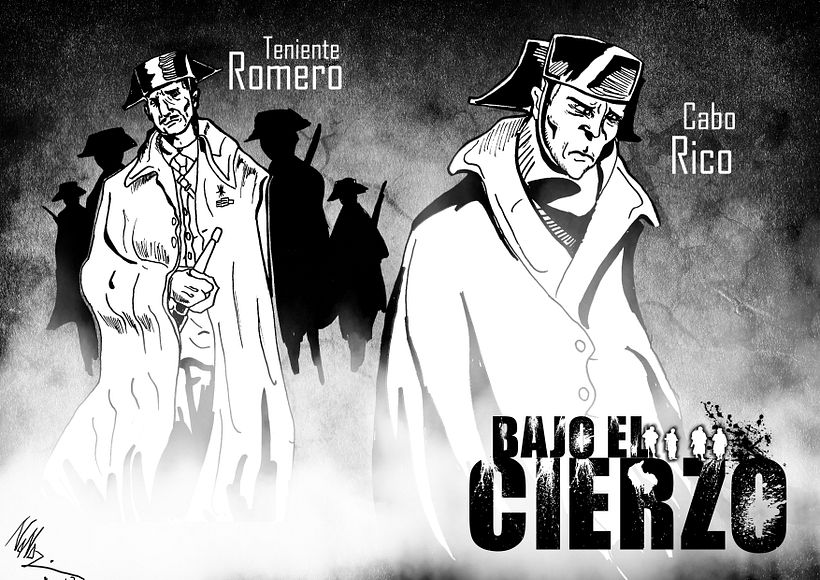 Sketchbook de los personajes.