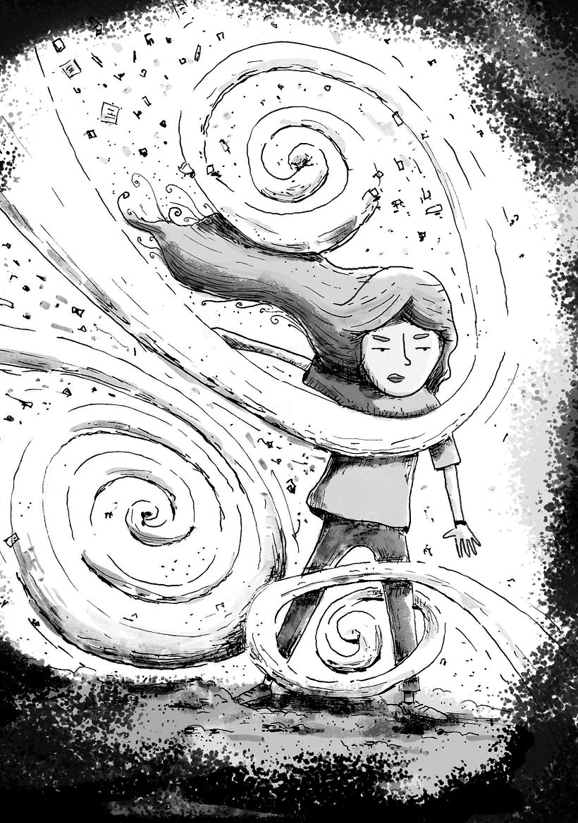 Illustrazioni per il libro "L'occhio di Balor", scritto da Olga Drennen. Casa editrice Bambalí. 2
