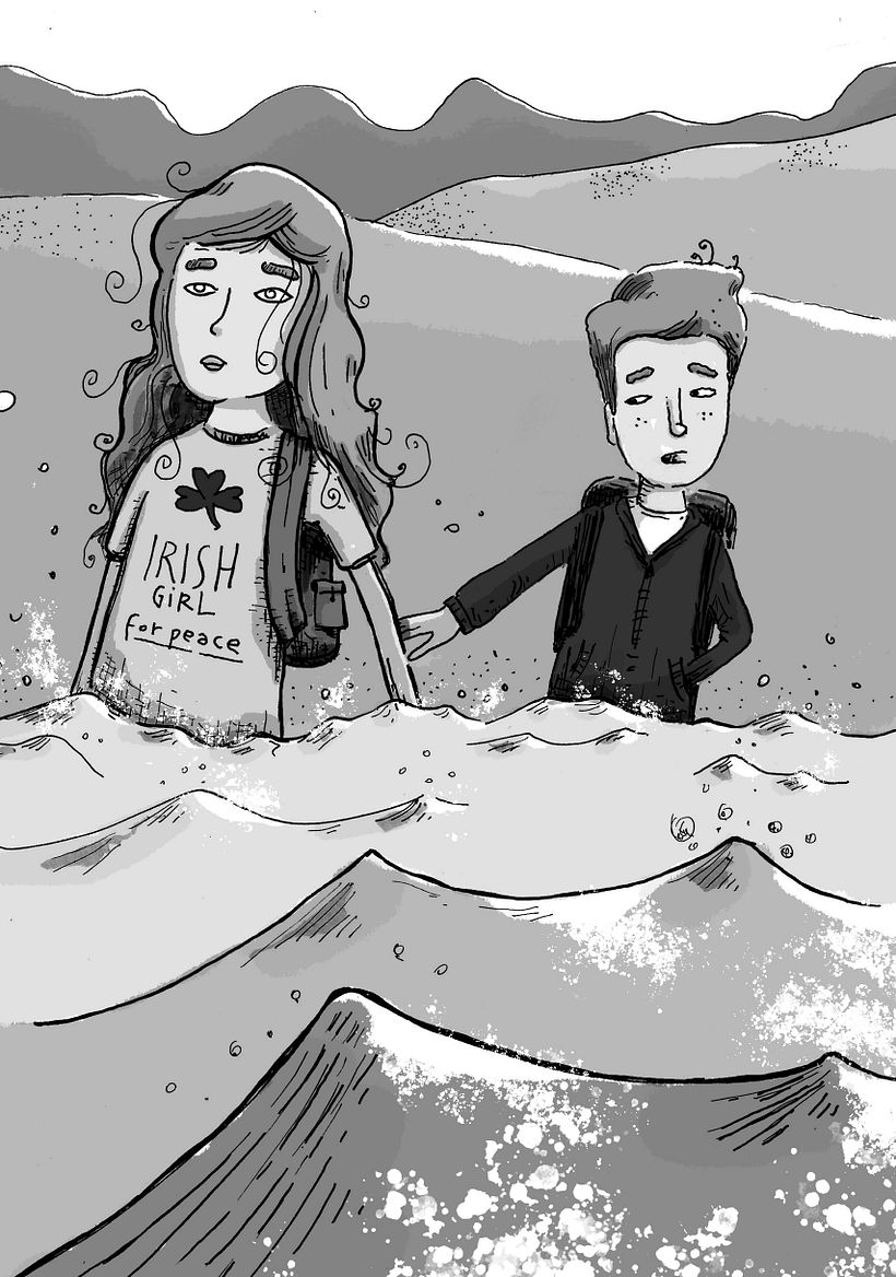 Illustrazioni per il libro "L'occhio di Balor", scritto da Olga Drennen. Casa editrice Bambalí. 5