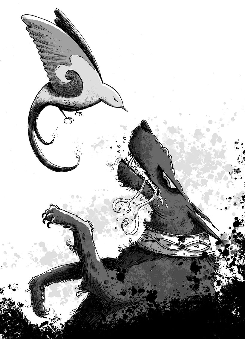 Illustrazioni per il libro "L'occhio di Balor", scritto da Olga Drennen. Casa editrice Bambalí. 0