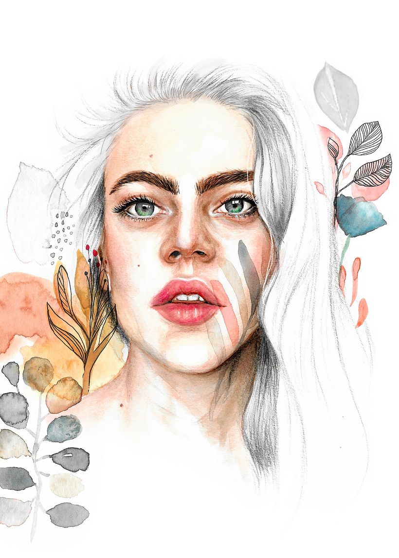 Elementos integrados al retrato (proceso).