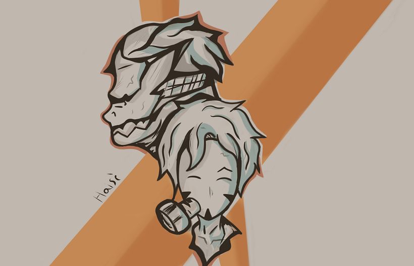 Suelo hacer dibujos digitales con ideas totalmente propias , les agradeceria si me llegaran a apoyar xd