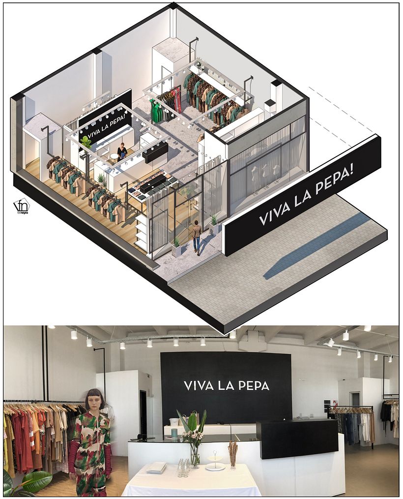 Local Showroom, VIVA LA PEPA, La Calera, Córdoba, propietaria: Romi Viller