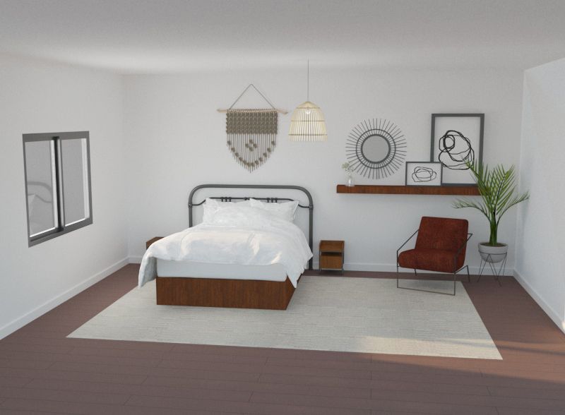 Habitación estilo Boho