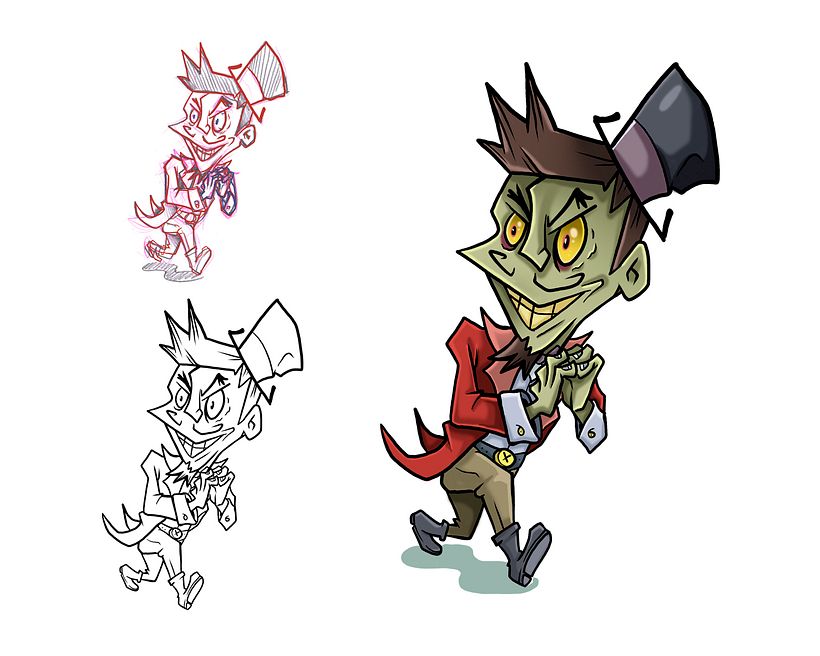 Mi Proyecto del curso: Introducción a la creación de personajes estilo cartoon 2