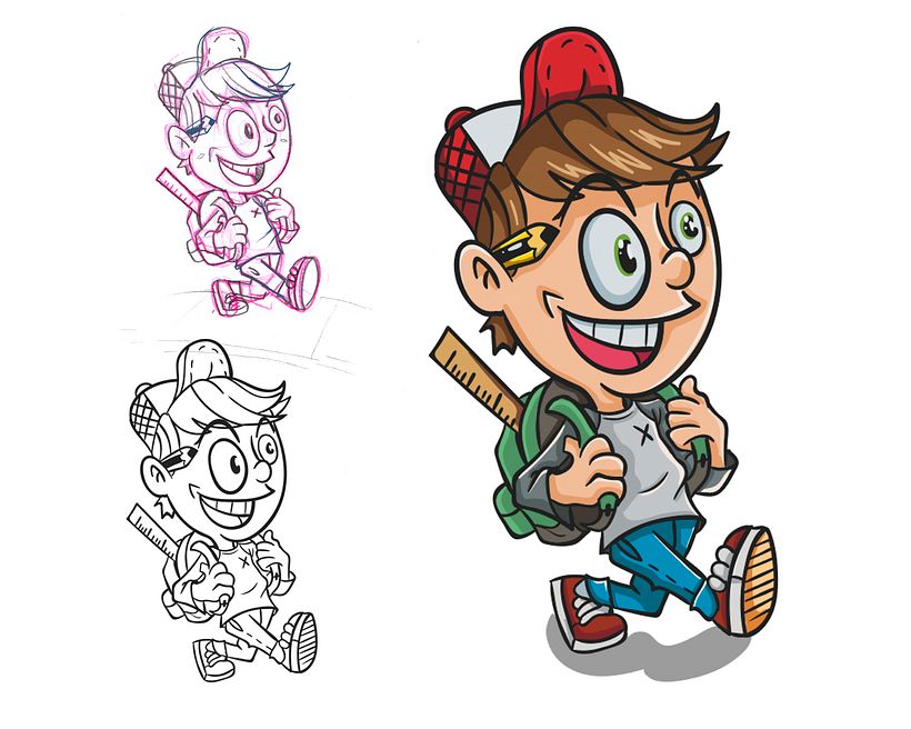 Mi Proyecto del curso: Introducción a la creación de personajes estilo cartoon 4