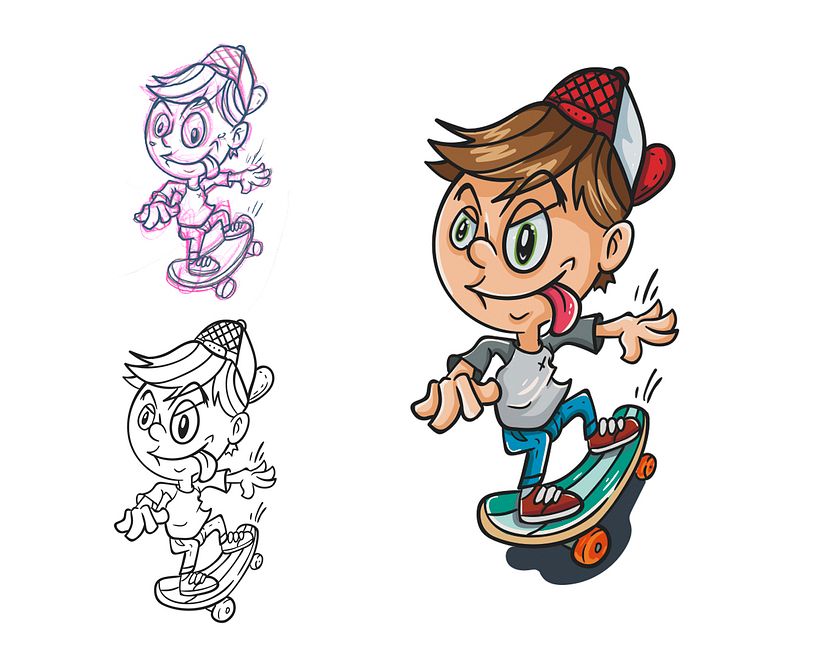 Mi Proyecto del curso: Introducción a la creación de personajes estilo cartoon 5