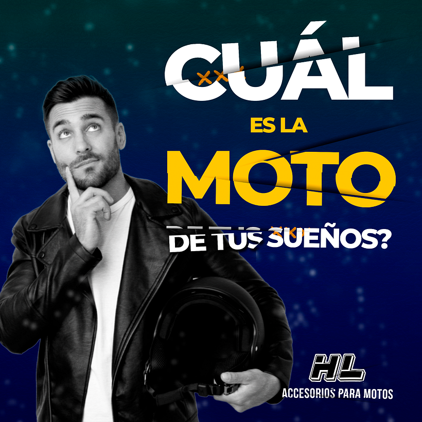 Paquete de imágenes para H.L accesorios para motos. 2