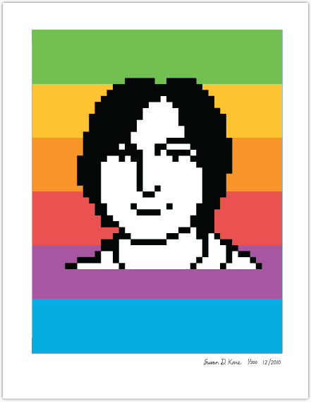 Susan Kare, "Steve Jobs" (1983)