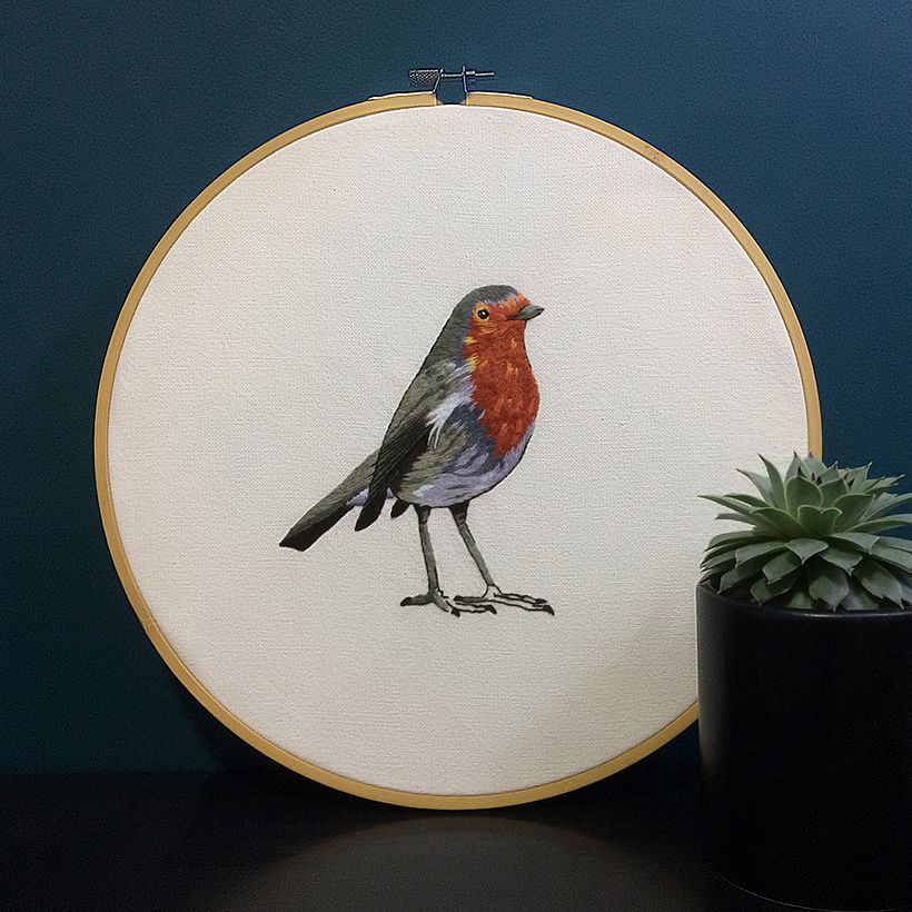 Mi Proyecto del curso: Pintar con hilo: técnicas de ilustración textil 0