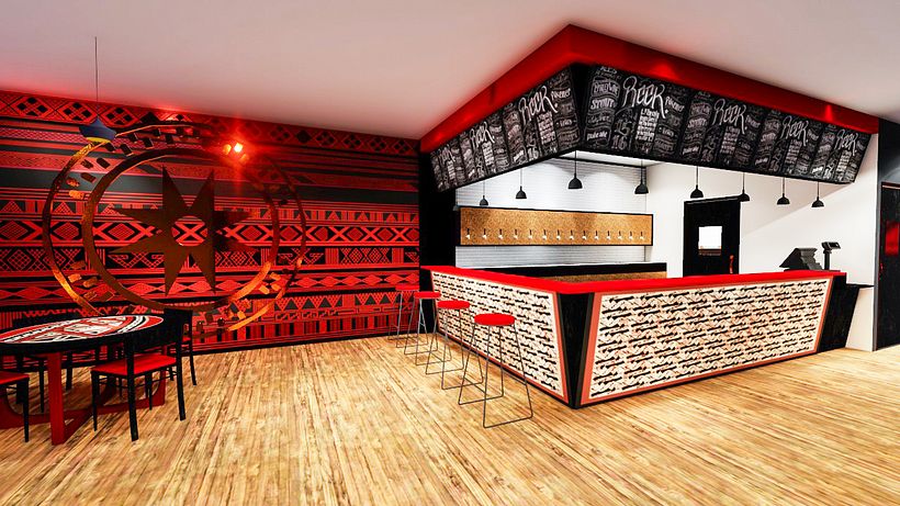 Diseño de interiores para restaurantes: Sirwisaquer Ancestral Pub 4