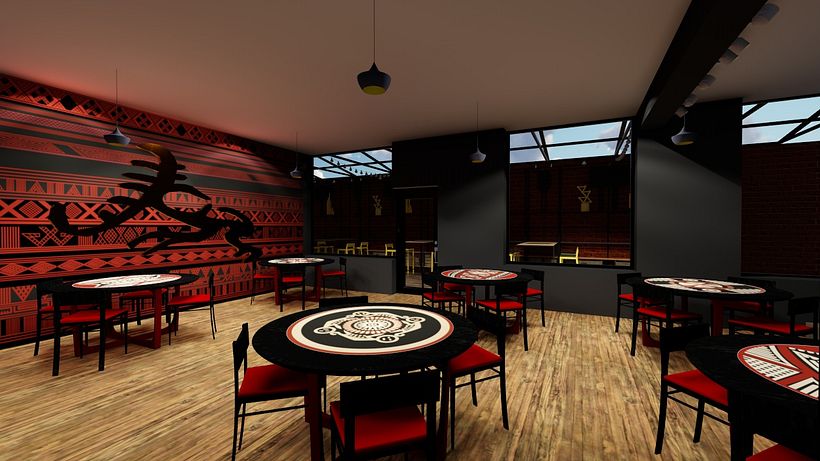 Diseño de interiores para restaurantes: Sirwisaquer Ancestral Pub 5