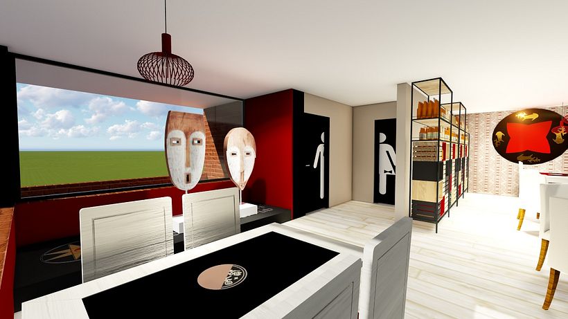 Diseño de interiores para restaurantes: Sirwisaquer Ancestral Pub 7