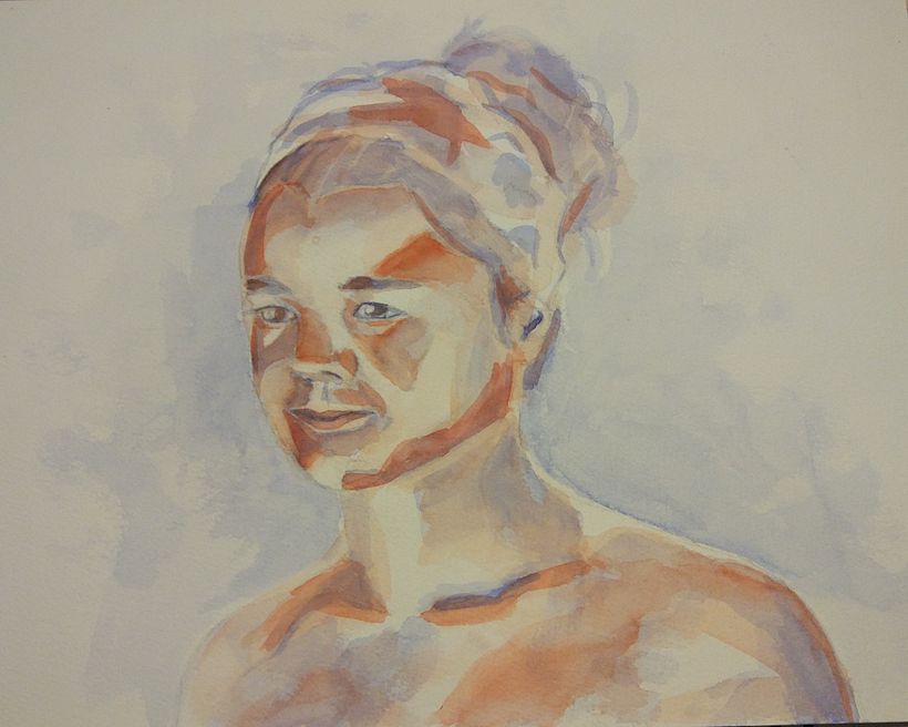 Mi Proyecto del curso: Retrato artístico en acuarela 3