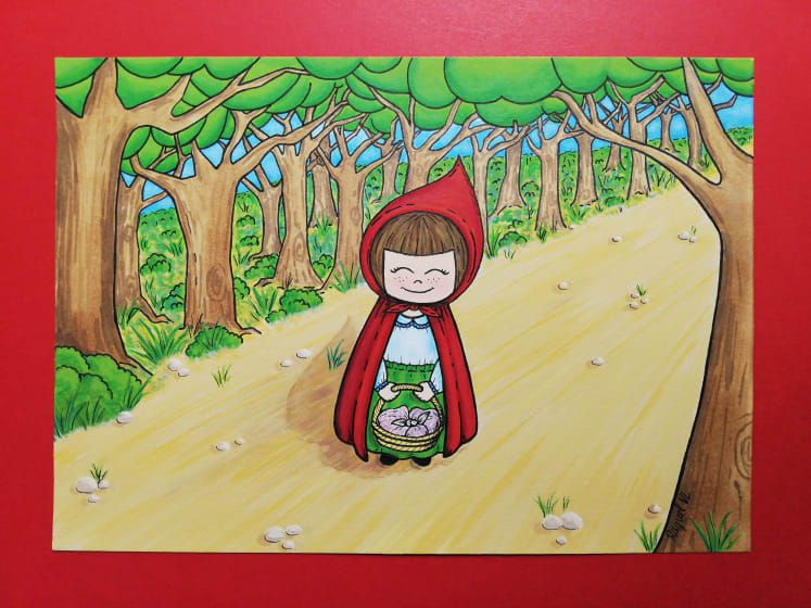 Caperucita roja, por Raquel Veas