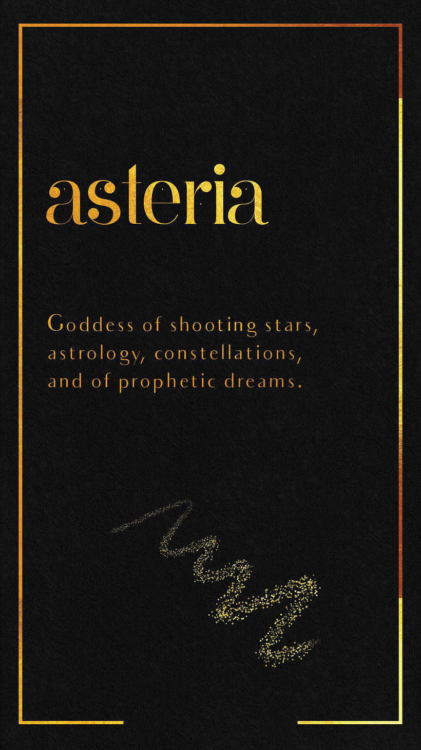 Este es el significado de la palabra Asteria, explica un poco el porque elegí el nombre y lo que buscamos lograr.