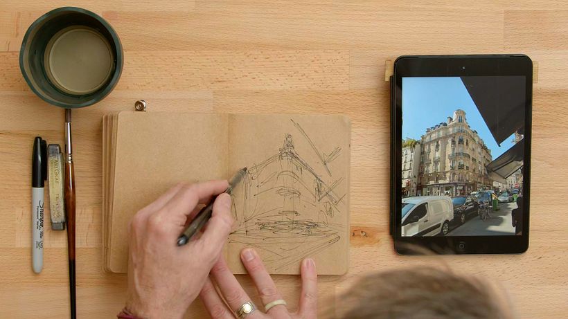 Sketchbook Tutorial: Why and How to Create a Sketch Thumbnail 5