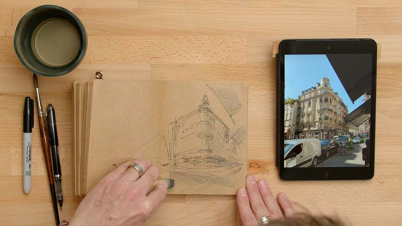 Sketchbook Tutorial: Why and How to Create a Sketch Thumbnail 7