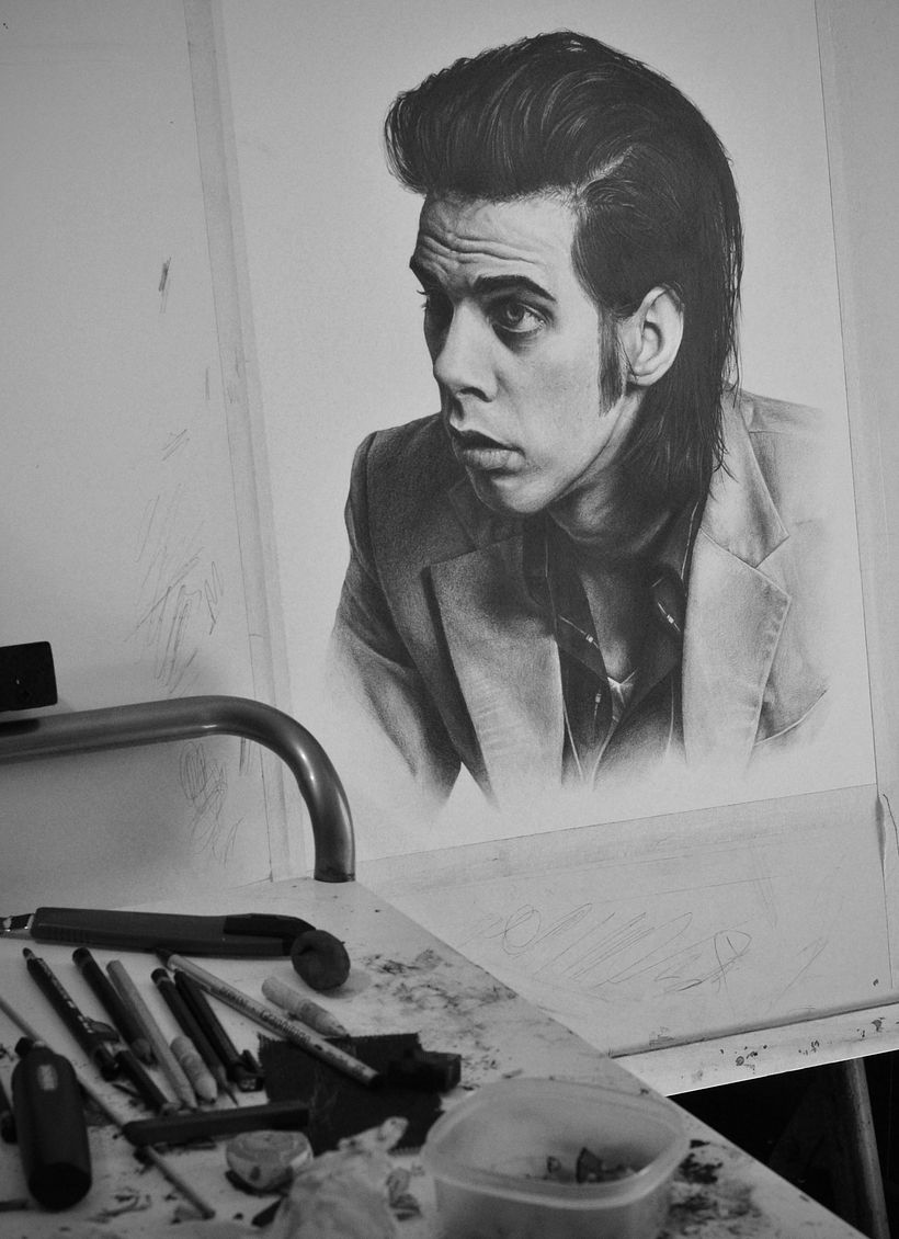 My project in Realistic Portrait with Graphite Pencil course 2