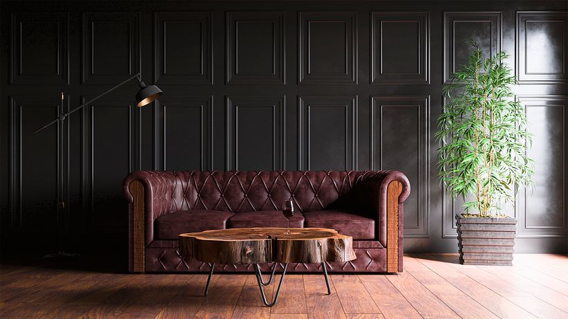 Darkroom. 3d max + VRay + Photoshop