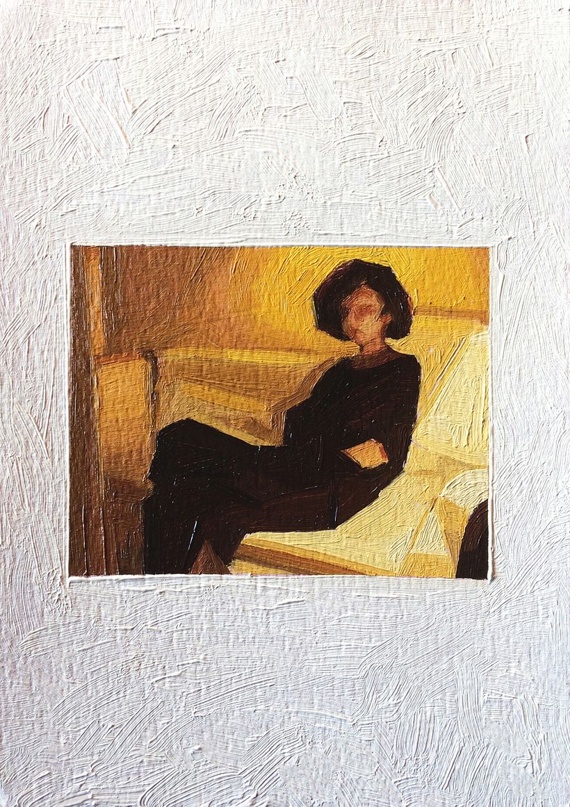 Retrato nocturno II -  12,5 x 18 cm.