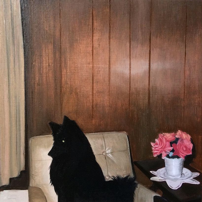 Retrato nocturno VII -  20 x 20 cm.