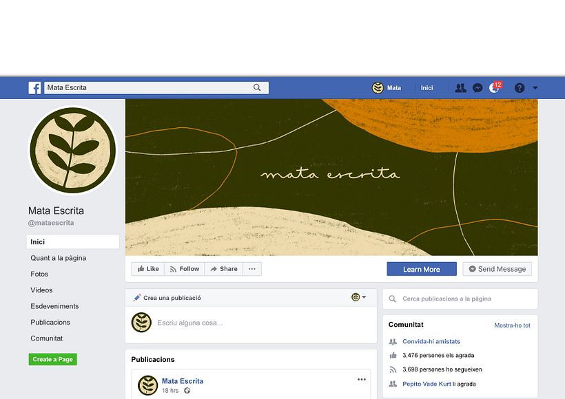 Mata Escrita — identitat visual 16