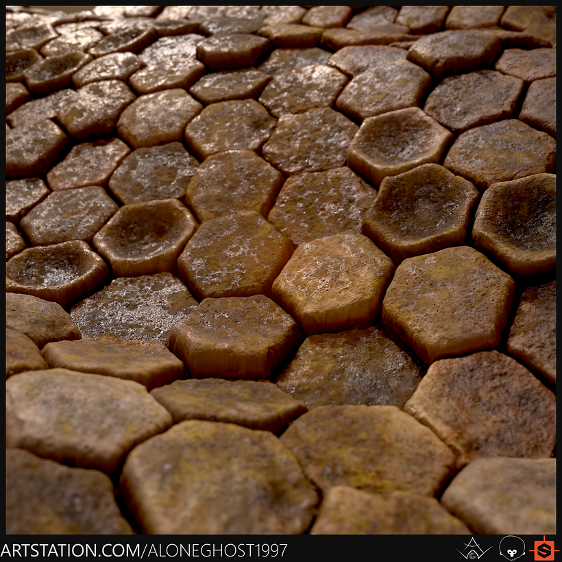 My project in Introduction to Texture Creation with Substance Designer course 0