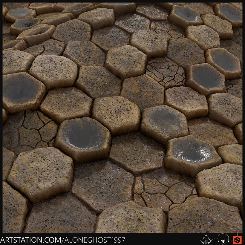 My project in Introduction to Texture Creation with Substance Designer course 0