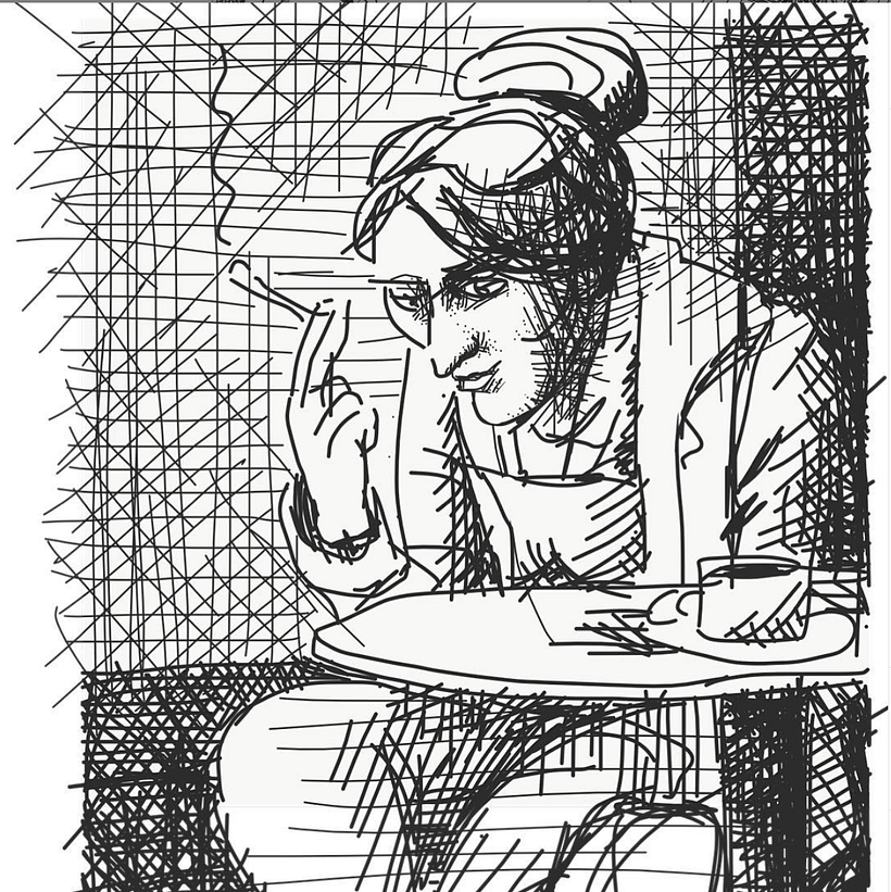 Pub fingerprint drawings 7