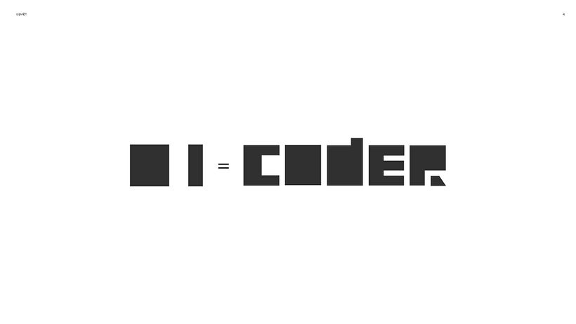 My project in Logo Design: From Concept to Presentation course Логотип для Ит платформы. Задача: разработать простой логотип, знак и шрифт. Не использовать готовые шрифты. 2