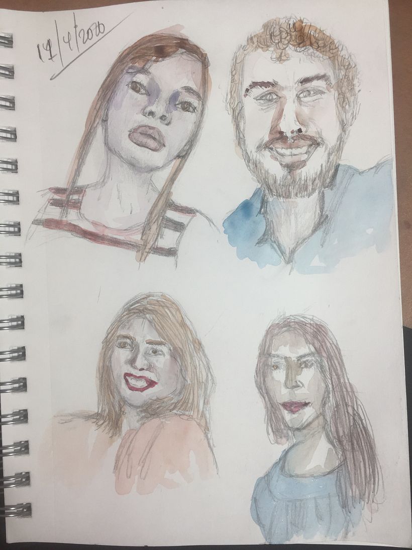 Mi Proyecto del curso: Cuaderno de retratos en acuarela 0