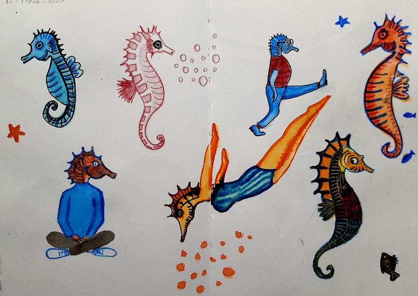 Mi Proyecto del curso: Técnicas de ilustración para desbloquear tu creatividad 1