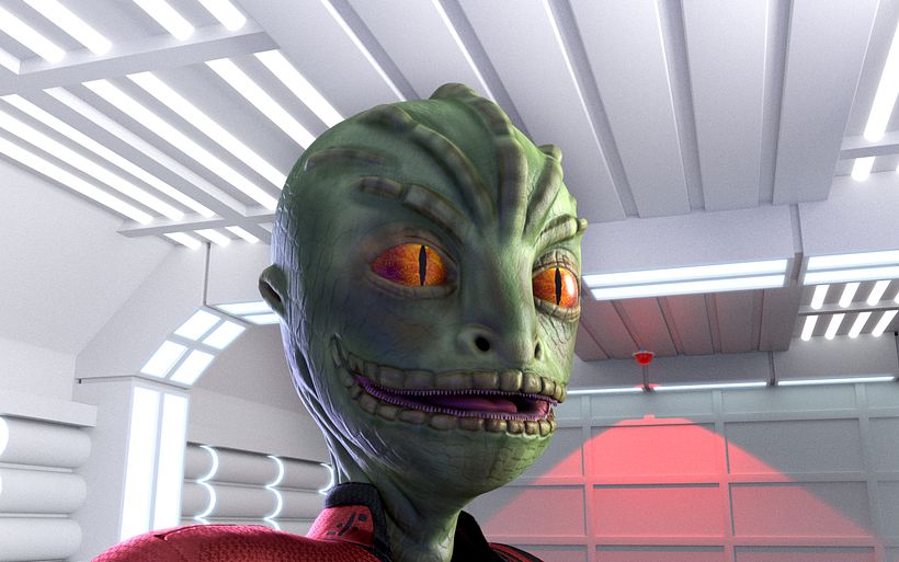 Diana "V" Cartoon (Jane Badler) 2