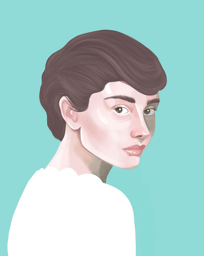 My project in Digital Techniques for Illustrated Portraits course 0