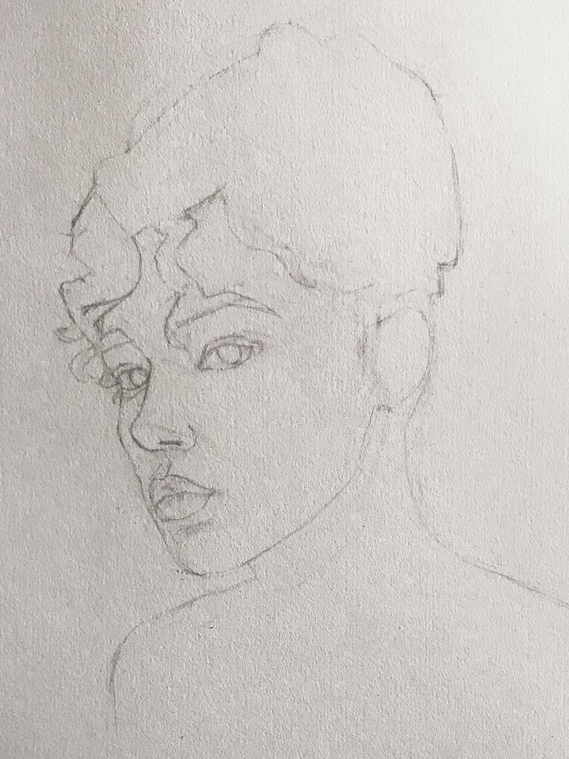 Mi Proyecto del curso: Retrato realista con lápiz de grafito 3