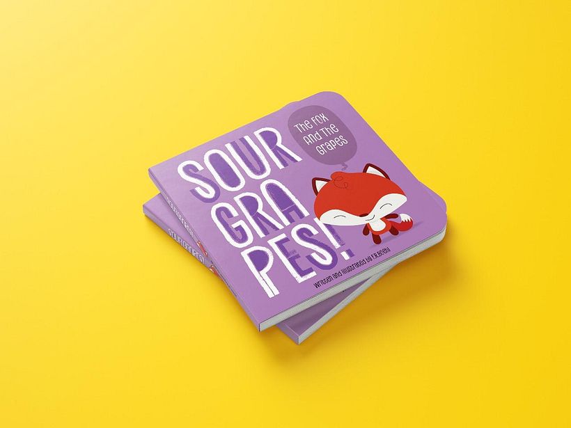 Ilustração digital para contos infantis  SOUR GRAPES 0