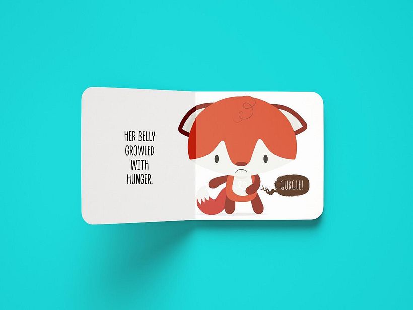 Ilustração digital para contos infantis  SOUR GRAPES 2