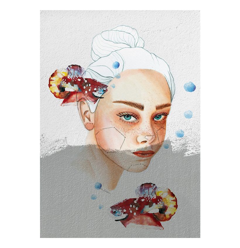 Resultado final: Mujer pez