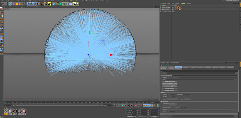 Problema Cinema 4d objeto primitivo no visible 1