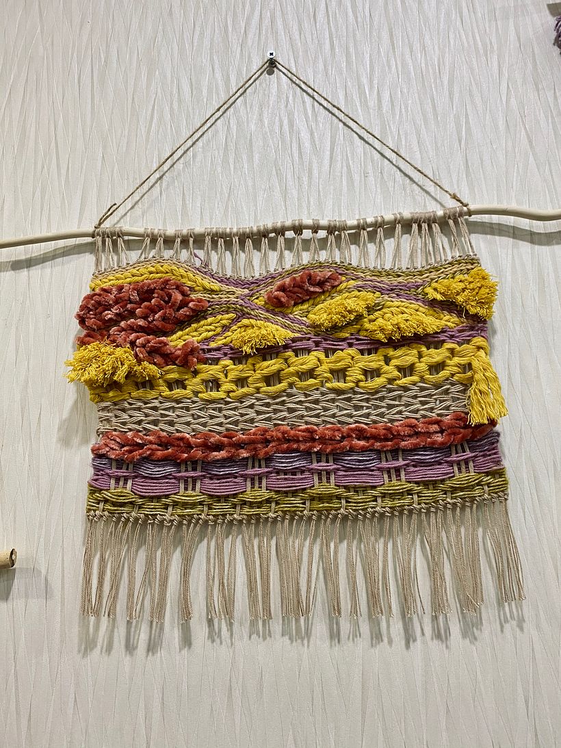 My project in Introduction to Textile Weaving course -1
