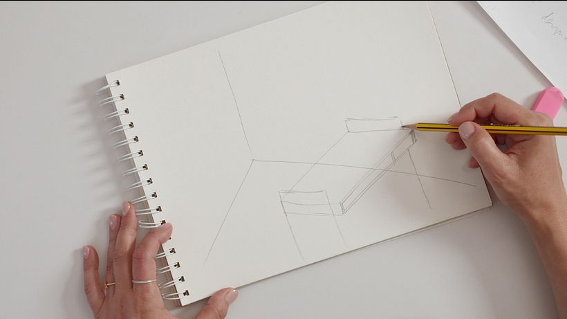 You can make a basic sketch to see how it will look