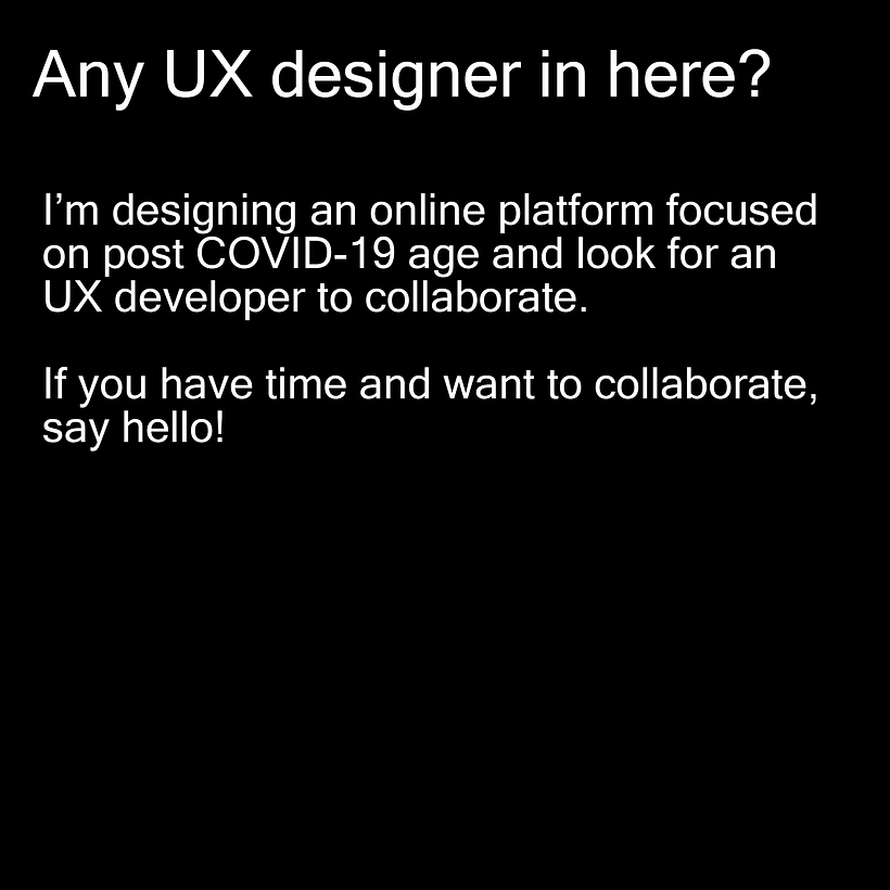 Busco UX developer! 1