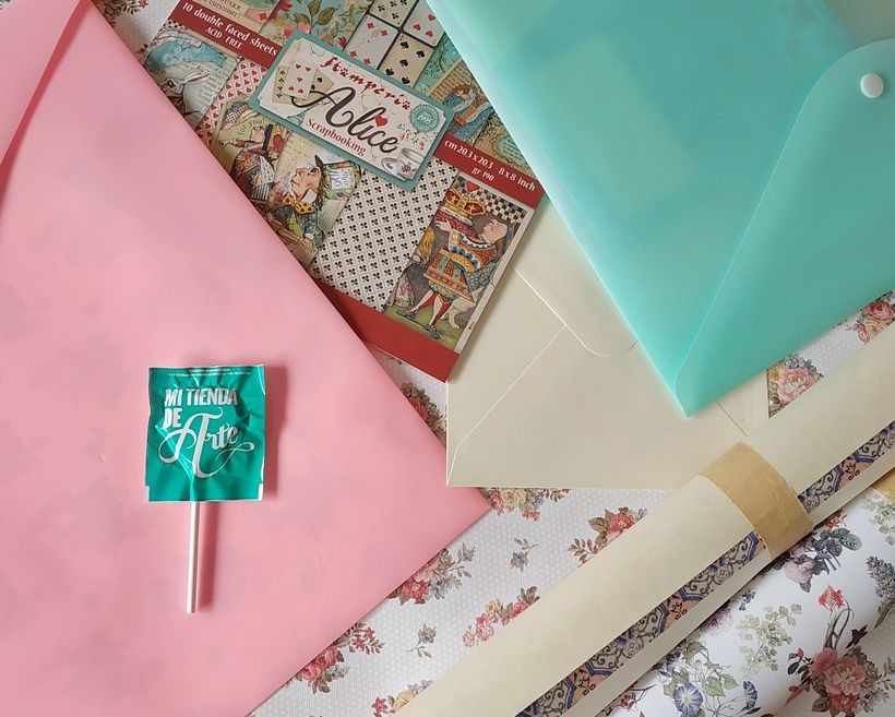 Foto de materiales de papelería