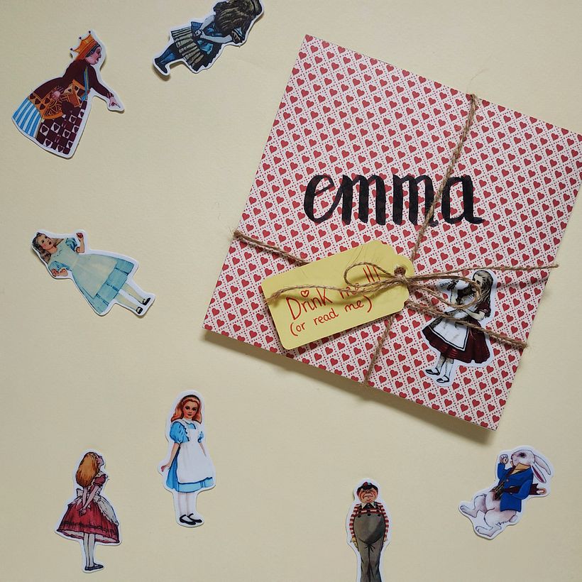 Foto de mi carta a Emma por el día del libro