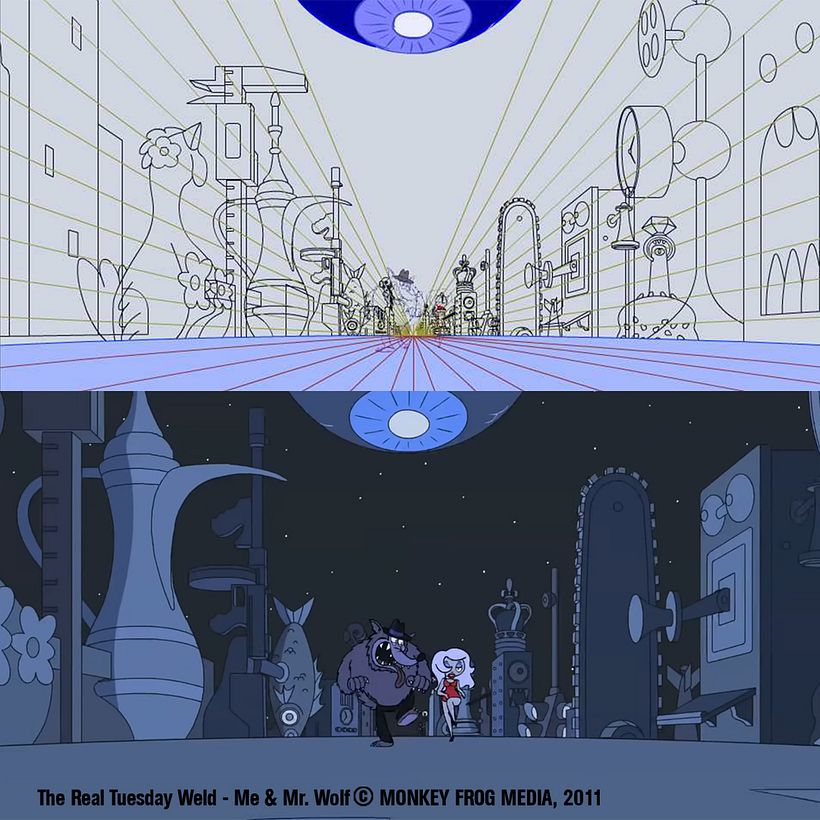 Me and Mr Wolf (BG and Layout artist) 1