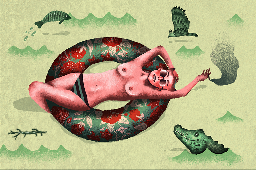 Meu projeto do curso: Ilustração digital com texturas no Photoshop -1